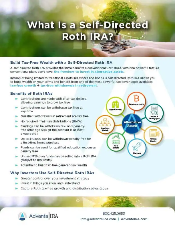 Advanta IRA's Quick Guide to Self-Directed Roth IRAs